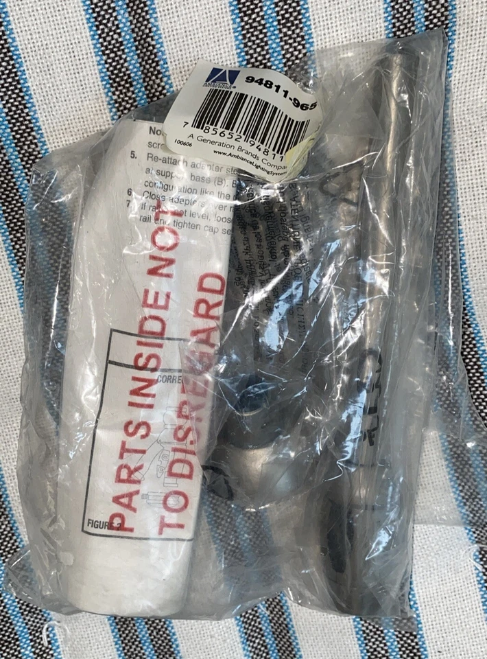 Sea Gull Lighting 94811-965 Rail Wall Power Feed/Support Brushed Nickel - Image 2 of 3