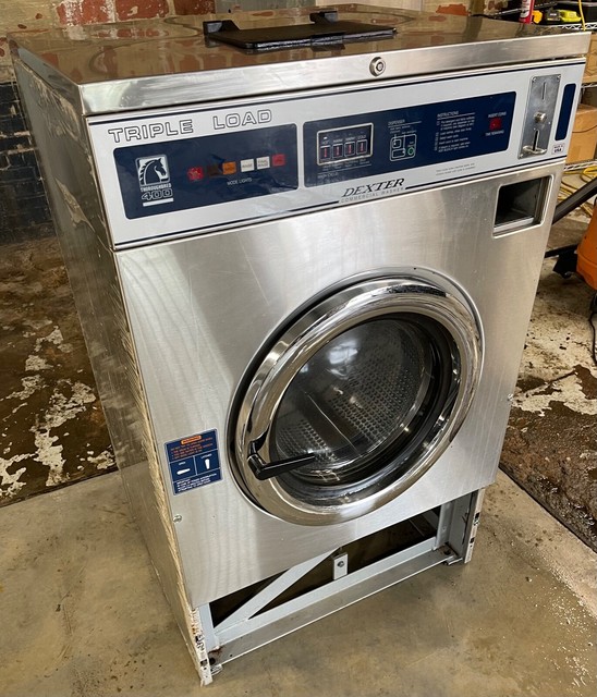 Dexter Thoroughbred T400 25lb Commercial Washing Machine 3 Phase Needs