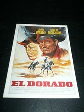 EL DORADO, film card [John Wayne, Robert Mitchum, James Caan, Michele Carey]