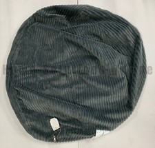 Pottery Barn Teen Charcoal Chamois Bean Bag Chair Slipcover Gray 41" #Z1301