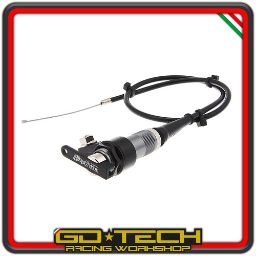 Comando Aria Scooter COMANDO STARTER ARIA POLINI UNIVERSALE MANUALE CON GUAINA E FILO Kit Avviamento Polini Nero - 9