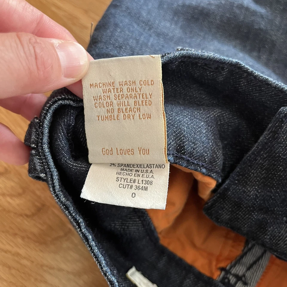 HIGH RISE SUPER FLARE WITH TROUSER HEM VINTAGE FLYING MONKEY JEANS 0 - Image 4 of 4