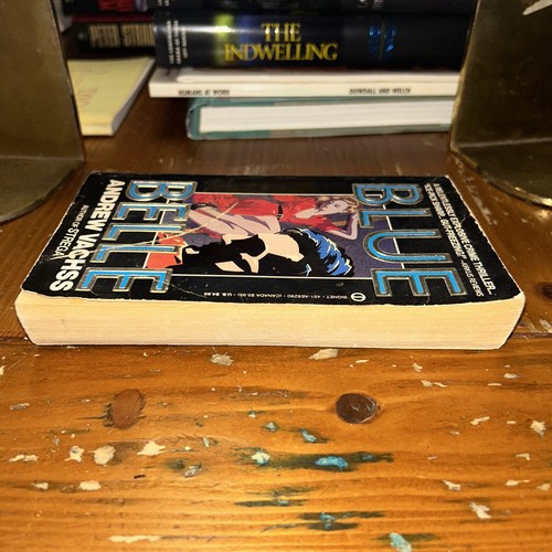 Andrew Vachss 1990 1st Signet print paperback BLUE BELLE F22 - Picture 5 of 13
