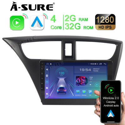2+32GB Autoradio Navi Radio Für Honda Civic IX 2012-2017 Navi GPS WIFI FM RDS BT