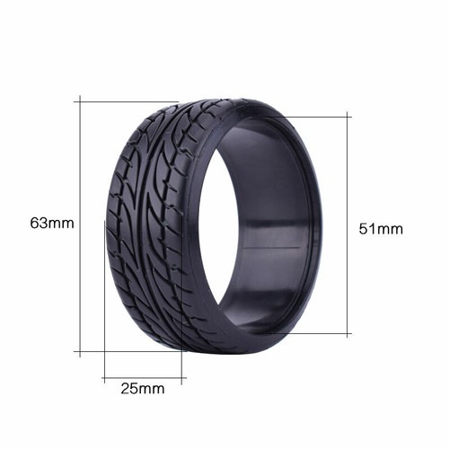 4x AUSTAR Flat Speed Medium Grain Drift Reifen 26mm Für 1/10 TAMIYA HPI RC Car - Bild 7 von 10