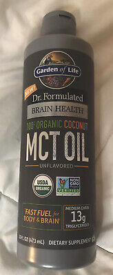 Dr Formulated Brain Health 100 Organic Coconut Mct Oil Unflavored 16 Fl Oz 658010122221 Ebay