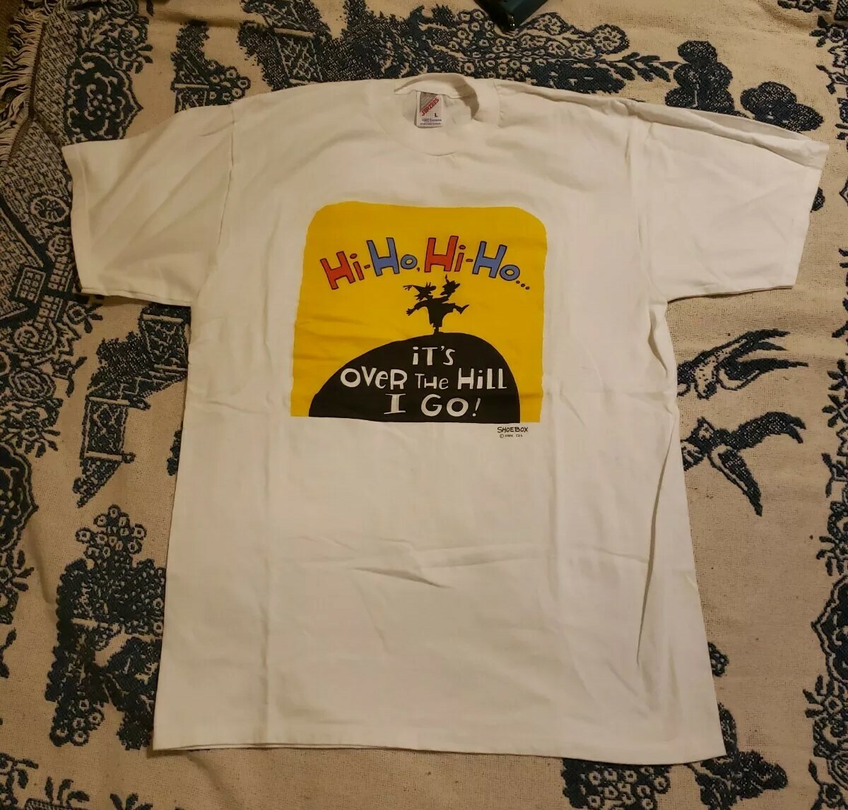 House on the hill Tシャツ flower 90サイズ S/S Tee (Navy Stripe) | House on the Hill