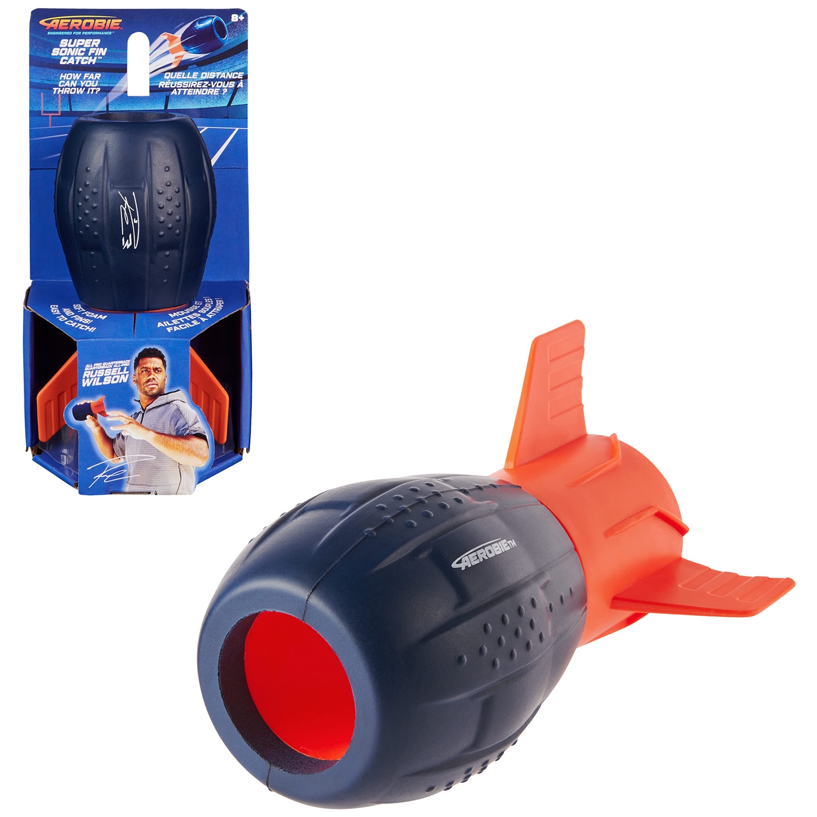 Aerobie Super Sonic Fin Catch Football, Outdoor-spielzeug Aus Weichem
