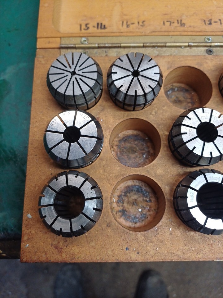 Metric ER32 Collet Part Set. In Box. 3 Missing. eBay