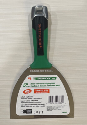 USG Matrix Professional Sheetrock Taping Knife 5'' Stainless Steel