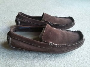 rockport venetian suede loafers
