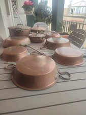 Pentole, padelle e ruoti di rame