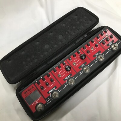 Mooer Red Truck Combined Distortion Overdrive Delay Guitar Effects Pedal w case