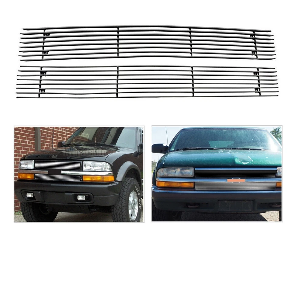 Fits 94-99 Chevy C/K Pickup/Suburban/Tahoe/Blazer Polished Billet Grille Grill - Изображение 2 из 4
