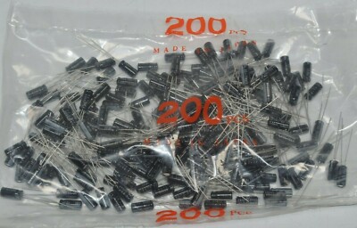 Bag of 200 Nichicon 33uF 16V Radial Alum Electrolytic Capacitor 5x11mm VR Series