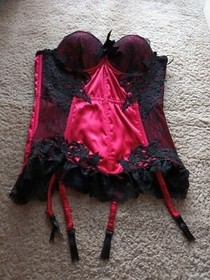 Fab Ann Summers  Moulin Rouge Marie  Corset ❤️ Sexy Sz 12 (10) &pound;65 RSP VALENTINE