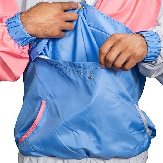 Unisex Adult Retro 80s & 90s Windbreaker Jacket Lightweight Unisex Adult Retro 80s & 90s Windbreaker Jacket Lightweight