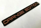 ORANGE EDITION (Orange on Black) Sticker/Decal  - HIGH GLOSS DOMED GEL FINISH