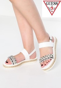 Alta qualit Sandales plateforme Guess blanches flaar2 vendita Alta qualit Sandales plateforme Guess blanches flaar2 vendita
