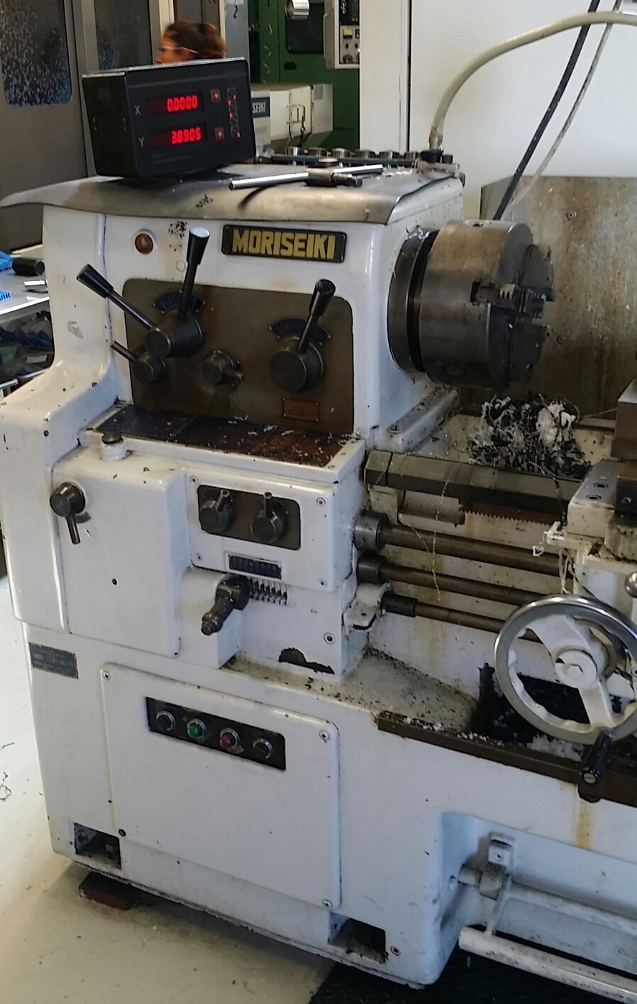 Mori Seiki MS850G Geared Head Gap Bed Lathe 17” x 38”