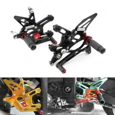 For Ninja ZX 10R 18-24 Rear Set Foot Peg Footrest Brake Shift Pedal Lever
