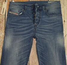  208 NEW Diesel BUSTER Jeans Size W28xL32 Regular Slim-Tapered 98 Cotton
