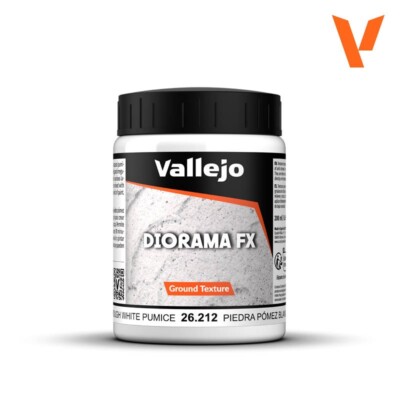 Vallejo 200ml 26.212 Grobe weiße Bimsstein Textur - Bodenstruktur