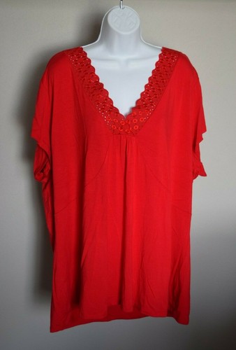 NWT Sears Covington Red Novelty Knit 