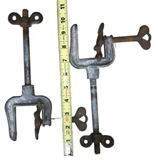 Vintage Clamp with Bolt Screw End and Butterfly Clamp