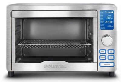 Fryer Oven Slice Gourmia French Door Air Fryer Gourmia 6-Slice Digital  Toaster Oven Air Fryer, With 18 One-Touch Presets Temp Probe, Stainless  Steel