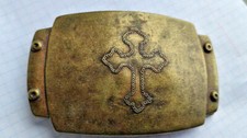 Vintage priest belt buckle  gl946