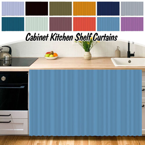 Armario Cortina Autoadhesiva Antipolvo para Estantes Abiertos Armario Decoración Cocina - Imagen 2 de 35