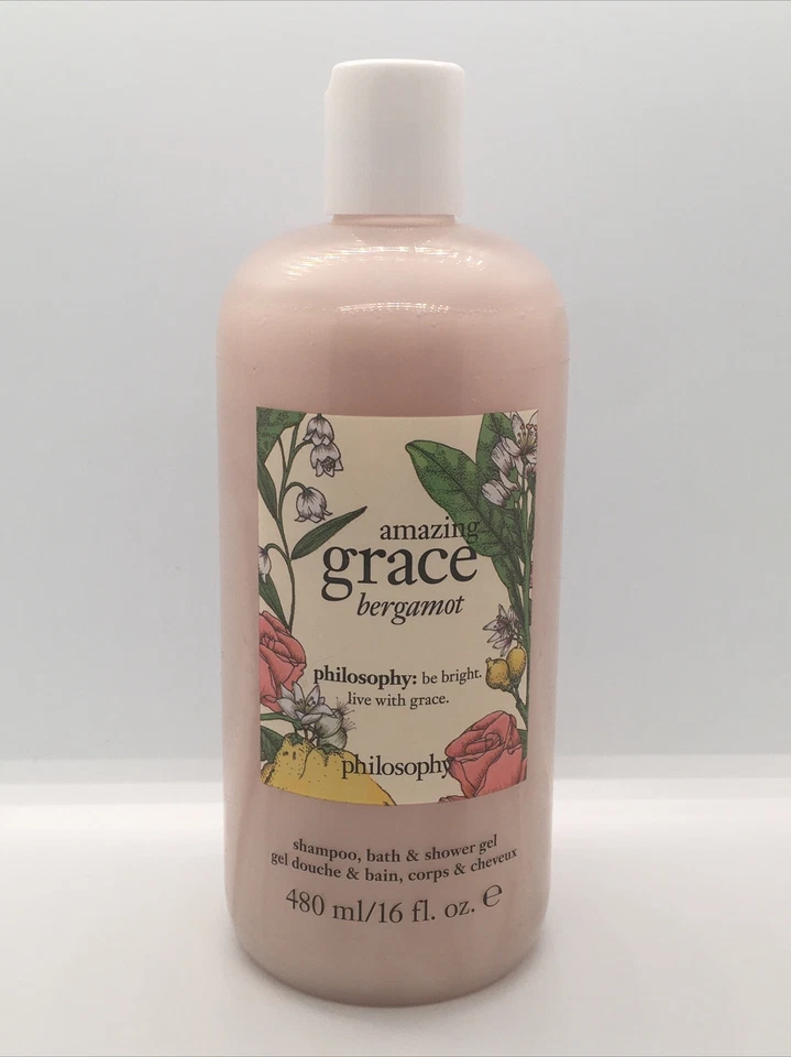 Philosophy - Amazing Grace Bergamot Shampoo, Bath & Shower Gel 16 oz. SEALED NEW - Image 2 of 4