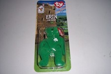Vintage Erin The Bear McDonald's Ty Teenie Beanie Baby Rare Errors 1999 NIB