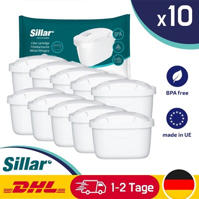 10x Wasserfilter Kartuschen, ersetzt BRITA Maxtra+ Britta, Filterkartuschen