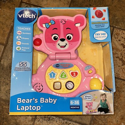Vtech Cora Cub Bear's Baby Laptop Learning Toy Tested