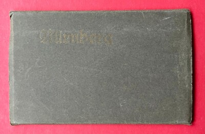Leporello Album with 10 x Postcards Nuremberg in Bavaria City Views (148466