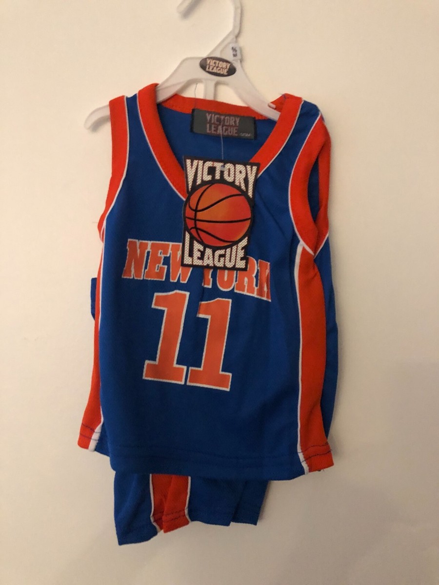 victory league New York Knicks colors #11 Brunson Jersey & shorts
