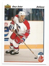 GARY SUTER 1991-92 CANADA CUP CARD MINT CONDITION