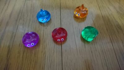 Lot De 5 Aimants Dragon Quest – Slime Souriant – Japon – NEUF