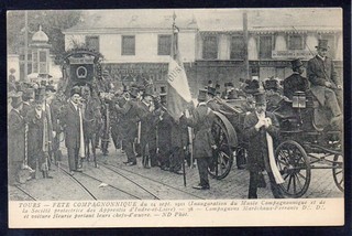 37 TOURS Fête Compagnonnique 1911 Compagnons Maréchaux Ferrants