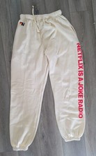 Rare Aviator Nation "Netflix is a Joke" Joggers Large