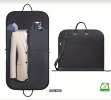 Suit Carrier Garment Bag Heavy Duty  Foldable with Shoulder Strap Trolley Sleeve