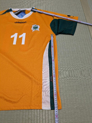 Vintage Drogba Ivory Coast 2004 Size XL Uhlsport Soccer Jersey