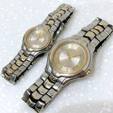 Reloj Pulsera Citizen Exceed Par Pareja Plata Oro Cuarzo Unisex De Colección