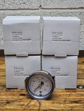 US GAUGE 2-1/2" Water Pressure Gauge 0-35psi In H2O Lot Of 4 NEW