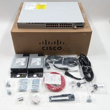 Cisco Systems TAA C9200 24P PoE+ Catalyst Switch w/Power Supplies (C9200-24P)