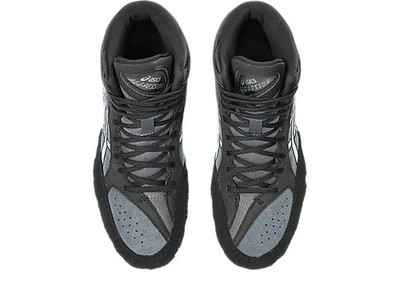 ASICS AGGRESSOR 6 1081A067 001 Black Pure Silver Wrestling Shoes