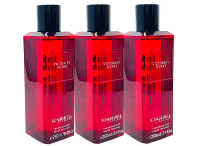 3 VICTORIA'S SECRET BOMBSHELL INTENSE FRAGRANCE MIST BODY SPRAY 8.4 FL OZ NEW