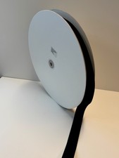 Black Velvet Ribbon 1" Wide Nylon 50 yards Bulk Spool